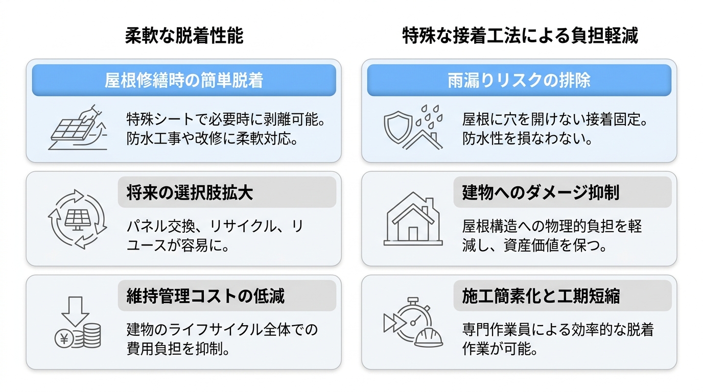 「着脱式」がもたらすメンテナンス性と将来的なメリット