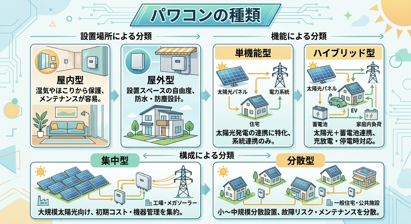 パワコンの種類