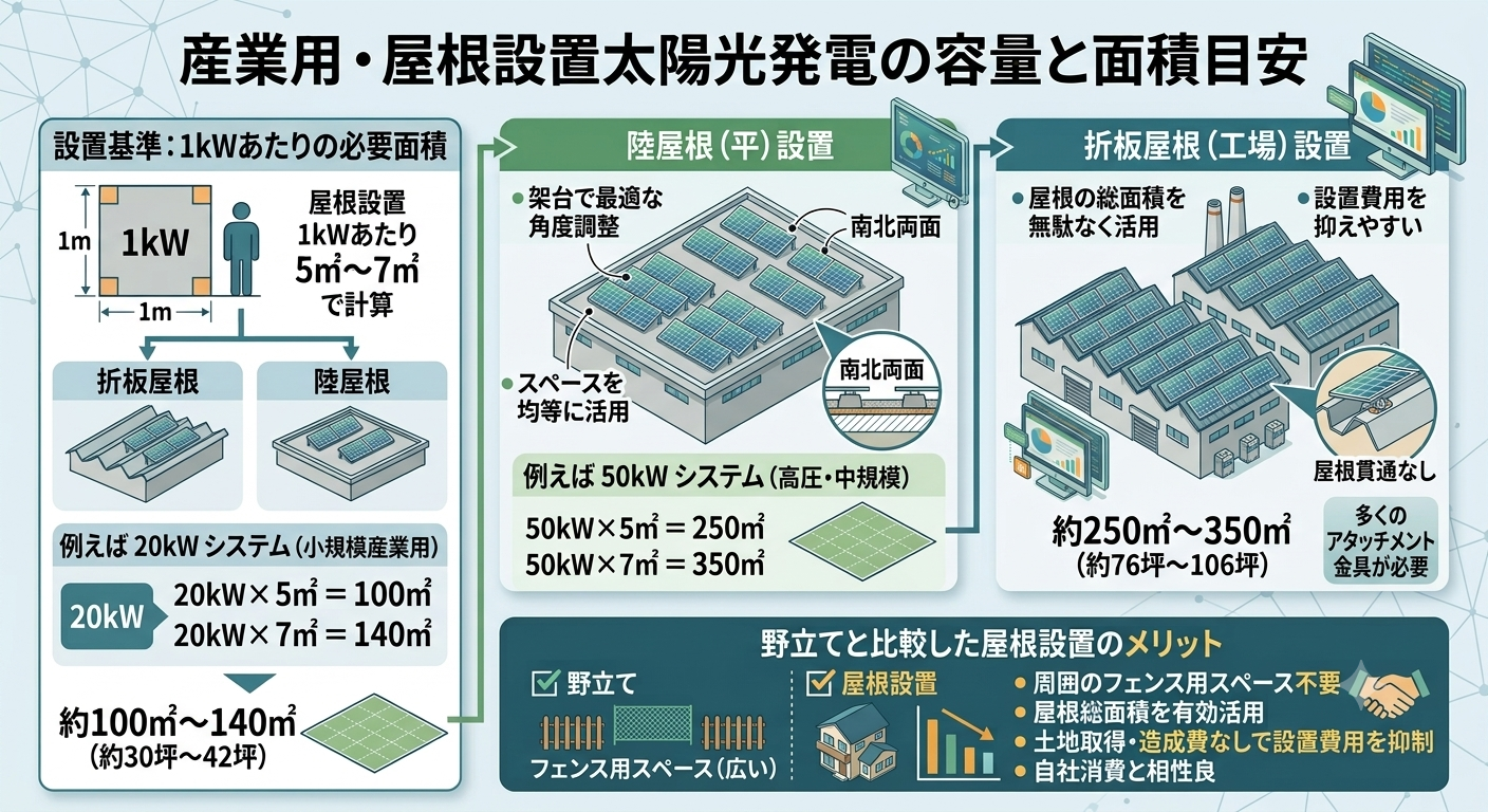 【産業用・屋根設置】20kW・50kWを導入する際の具体的なシミュレーション